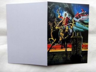 Iron Maiden Rare Christmas Card 1981 Limited Reprint