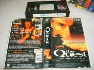 The Quest : Jean - Claude Van Damme - Rare 1996 Australian Roadshow Issue On Vhs