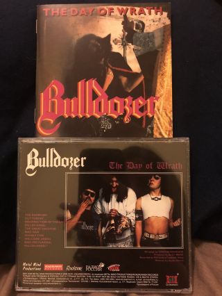 Bulldozer Cd - The Day Of Wrath,  1 Bonus - 1985 - Very Rare Thrash Metal