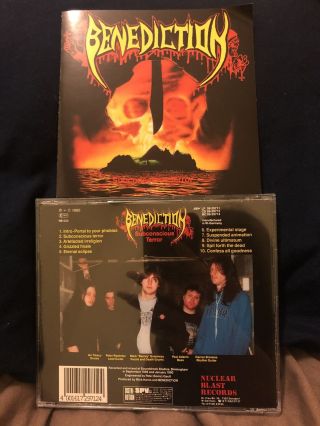Benediction Cd - Subconscious Terror - 1990 - Rare Death Metal
