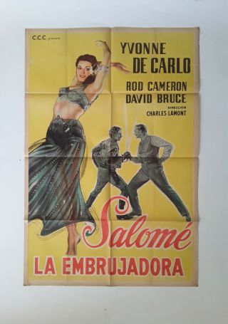 Rare Salome,  Where She Danced Movie Poster – 1945 Yvonne De Carlo