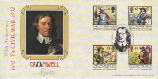 Gb Stamps Rare First Day Cover 1992 Civil War Limited Edition Bradbury Cover