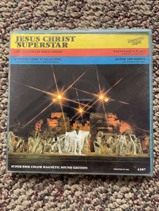 Rare Vintage 8mm Movie Reel Jesus Christ Superstar Color Sound Universal Eight