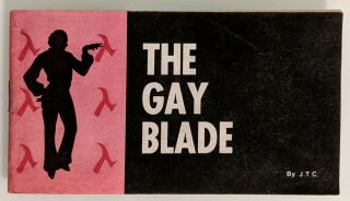 The Gay Blade,  Jack T.  Chick Rare Anti - Gay Tract,  Edition,  1972,  Oop