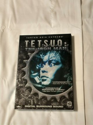 Tetsuo The Iron Man Rare And Oop Cult Dvd With Slipcase Dts
