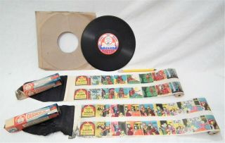 Rare Gumps Toy Jector Phonograph Projector 78 Rpm Early Toy Record & Films