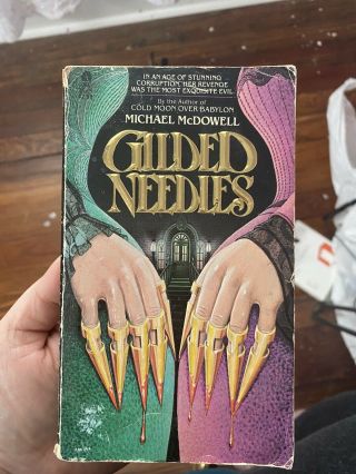 Gilded Needles Michael Mcdowell 1st Printing Avon Paperbacks From Hell Rare