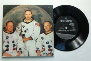 Rare Man On The Moon The Story In Sound Of The Apollo 11 Landing Philips Records