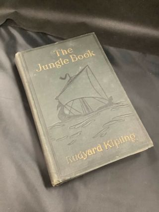Vintage Rare The Jungle Book By Rudyard Kipling 1894 Copyright