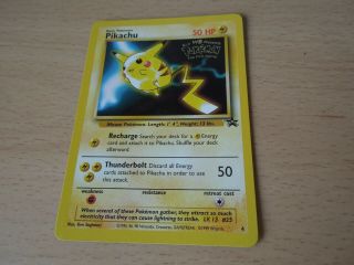 Pikachu 4 Black Star Promo Wotc Rare Pokemon Card Vintage Nm