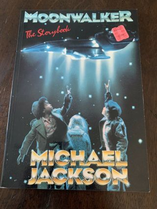 Rare Michael Jackson Moonwalker Storybook Vintage 1988 - First Edition