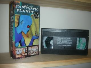 Fantastic Planet Vhs Rare Oop 1st Printing Animation Sci - Fi Cult