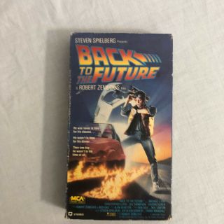 Rare Back To The Future Vhs Tape 1986 Mca Release 1980s Classic Michael J Fox Pf