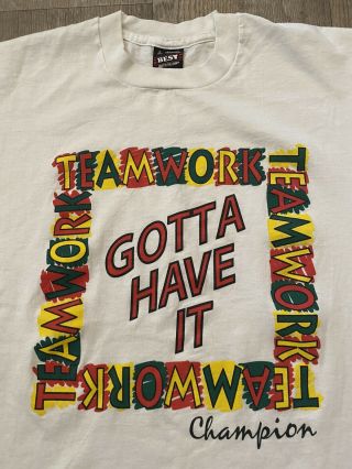 Vintage 90s Spike Lee “gotta Have It” Inspired T - Shirt Best Tag Size L Rare Vtg
