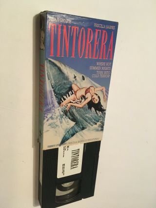 Tintorera: Killer Shark (1977) Vhs Rare Jaws Barracuda The Deep,