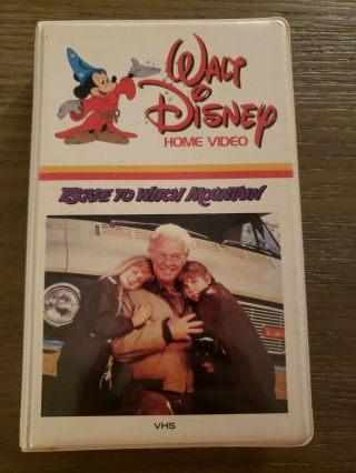 Disney Vhs Escape To Witch Mountain 13vs White Clamshell 1975 Rare