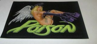 Poison Sticker 2009 Vintage Oop Rare Collectible