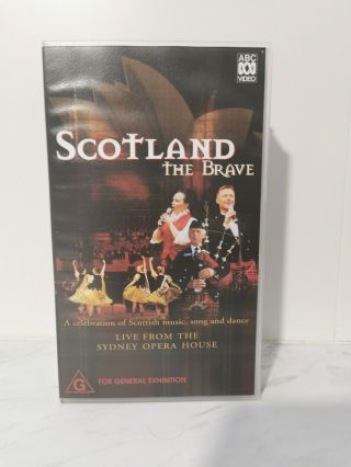 Scotland The Brave,  Live From The Sydney Opera House Abc Rare Vhs Video Tape