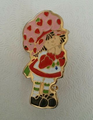 1980 Vintage Strawberry Shortcake Pin Rare Item
