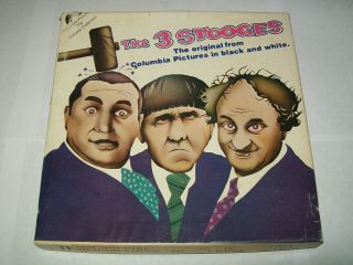 Three Sappy People 3 Stooges 8 Mm Movie Film B&w Columbia Pictures Rare