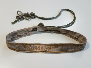 Very Rare Ww2 Wwii German Afrika Cuff Title Military Afrika Korps Dak 1941 - 1943