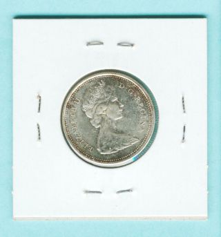 1967 Silver Centennial Canada 25 Cents Quarter RARE ROTATED DIE Error 3