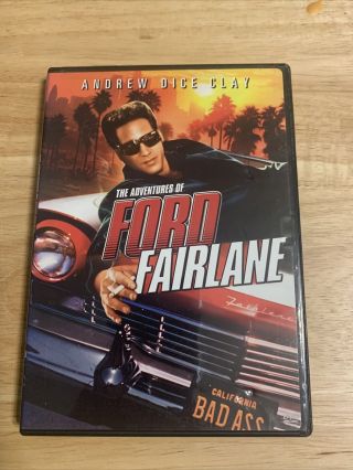 The Adventures Of Ford Fairlane - 1990 (dvd,  2003) Andrew Dice Clay Rare Oop