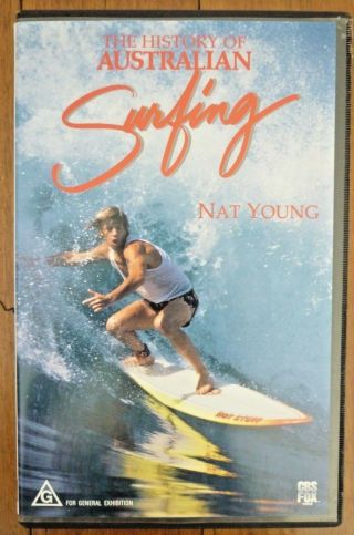 History Of Australian Surfing Nat Young Rare 1986 Cbs Fox Pal Vhs Video Tape