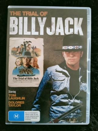 Trial Of Billy Jack Dvd (reg 4) Tom Laughlin Cult Rare 1974 Oop