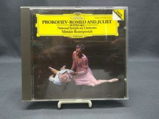 Rostropovich• Prokofiev: Romeo & Juliet (cd Ddd Dg 1983) Vgc Very Rare
