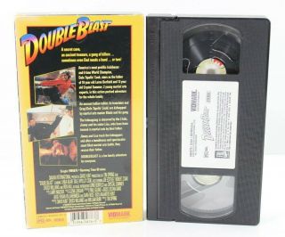 Double Blast VHS Rare Cult Action Martial Art Vidmark Dale Apollo Cook 90s Ninja 3