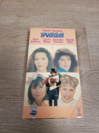 Loverboy (vhs,  1989) Patrick Dempsey,  Carrie Fisher,  Vintage Rare Comedy