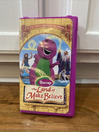 Barney: The Land Of Make Believe Vhs Video Tape 2005 Rare