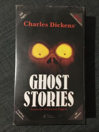 Charles Dickens’ Ghost Stories From The Pickwick Papers Vhs Animated Horror Rare