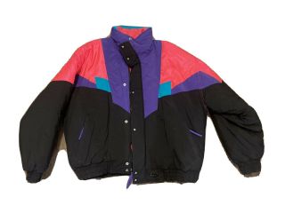 Vintage Alpine Ski Rare 90s Vtg Winter Coat Jacket Women Or Man Extra Large