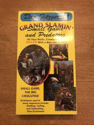 Dan Fitzgerald’s “grand Slamin’ Small Game And Predators” Rare Hunting Vhs