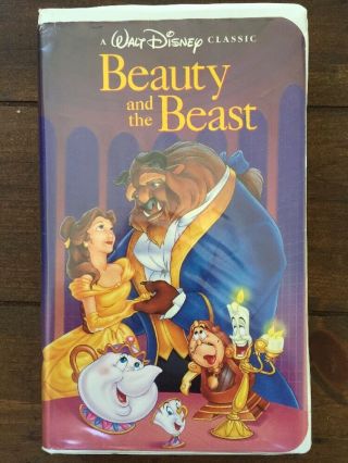 Rare Vintage Beauty And The Beast (vhs) Walt Disney 