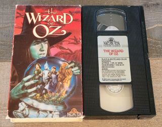 " The Wizard Of Oz " Collectible Rare Wicked Witch Red Cover (vhs,  1988)