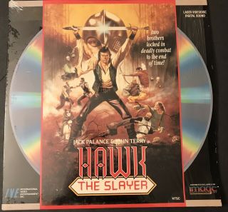 Hawk The Slayer Feat Jack Palance Laser Disc Rare