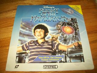 Flight Of The Navigator Laserdisc Ld Walt Disney Very Rare