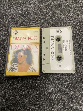 Rare Diana Ross Why Do Fools Fall In Love Imd Saudi Cassette Tape