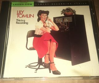 Lily Tomlin - This Is A Recording - Rare Comedy Cd - Laugh In