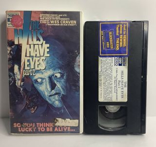 The Hills Have Eyes Part 2 Vhs Hbo Video Clam Case Rare Oop