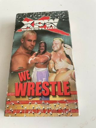Xpw We Wrestle Ntsc Vhs Wwf Wwe Ecw Wrestling Rare Coliseum Video 2001