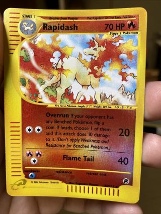 Rapidash Reverse Holo 26/165 Expedition Pokemon Card Pl