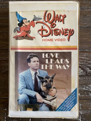 Love Leads The Way (1984,  Vhs) Rare Vintage Disney Clamshell - Timothy Bottoms