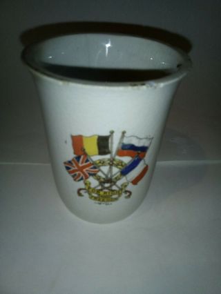 Rare Caleys Ww1 For Right And Freedom Beaker