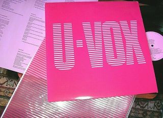 Ultravox - U - Vox,  1986 Uk Lp,  Rare 