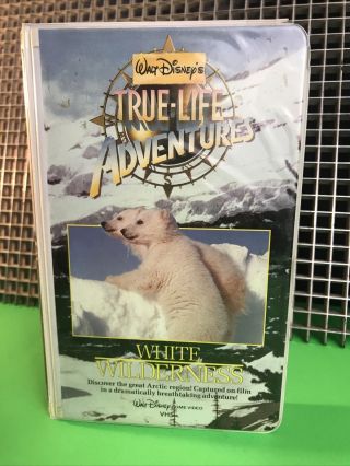 True - Life Adventures White Wilderness - Vhs Clam Shell Case•very Rare•hard To Find