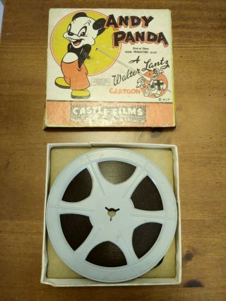 Vintage Andy Panda Film " Fish Fry " 8mm Castle Film Walter Lance Rare